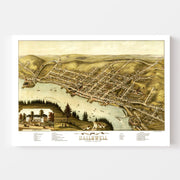 map of Hallowell