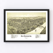 New Kensington Vintage Map 1902