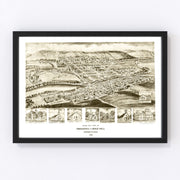Orbisonia Vintage Map 1906