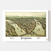 map of Pittsburgh