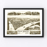 Point Marion Vintage Map 1902