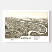 map of Sharpsville