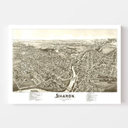 map of Sharon