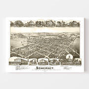 map of Somerset