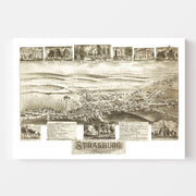 map of Strasburg