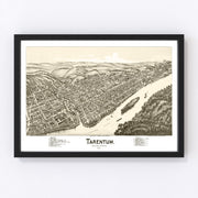 Tarentum Vintage Map 1901