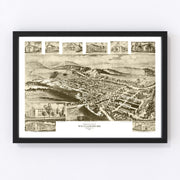 Williamsburg Vintage Map 1906