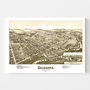 map of Zelienople