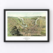 Cumberland Vintage Map 1906