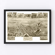 Elkton Vintage Map 1907