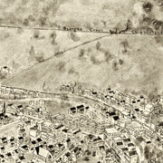 Vintage Map of Lonaconing, Maryland 1905
