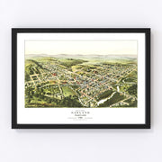 Oakland Vintage Map 1906