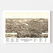 map of Skowhegan