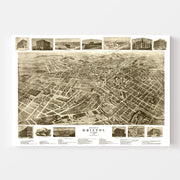 map of Bristol