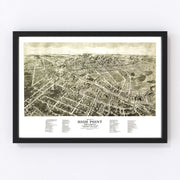 High Point Vintage Map 1913