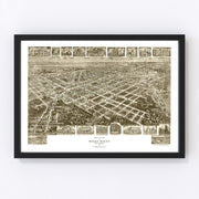 Rocky Mount Vintage Map 1907