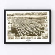 Wilson Vintage Map 1908