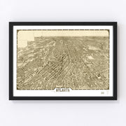 Atlanta Vintage Map 1919