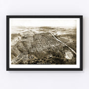 Macon Vintage Map 1912