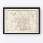 Montgomery Vintage Map 1956