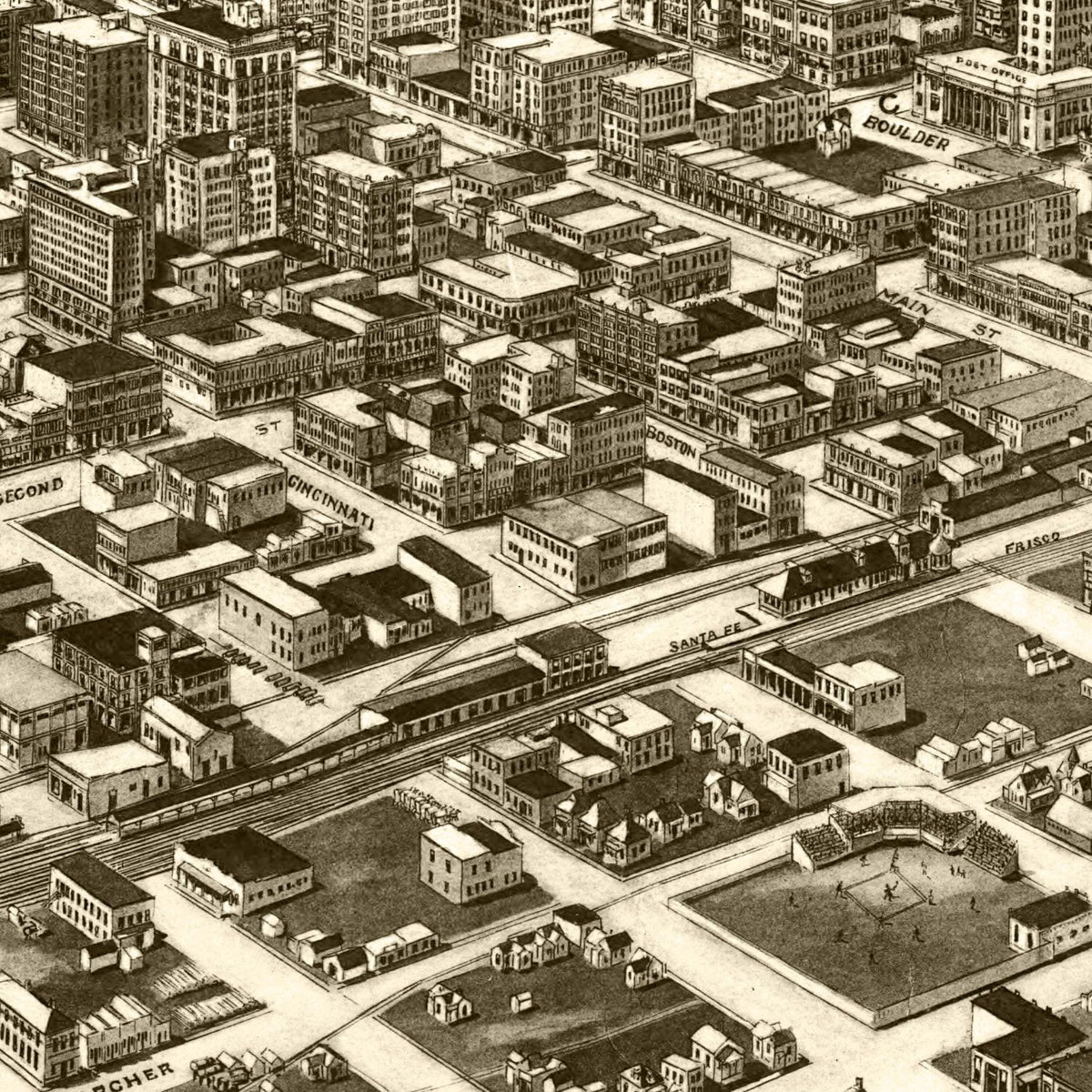 Vintage Tulsa Maps