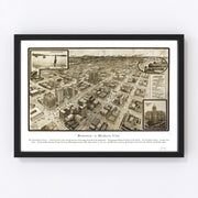 Houston Vintage Map 1912