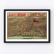 Chicago Vintage Map 1916