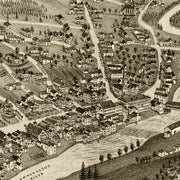 Vintage Map of Littleton, New Hampshire 1883