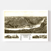 map of Chippewa Fall