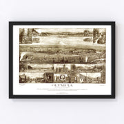 Olympia Vintage Map 1903