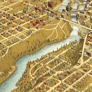 old Spokane map