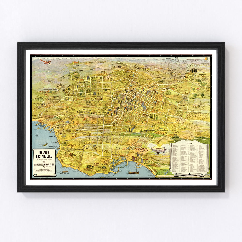 map of Los Angeles