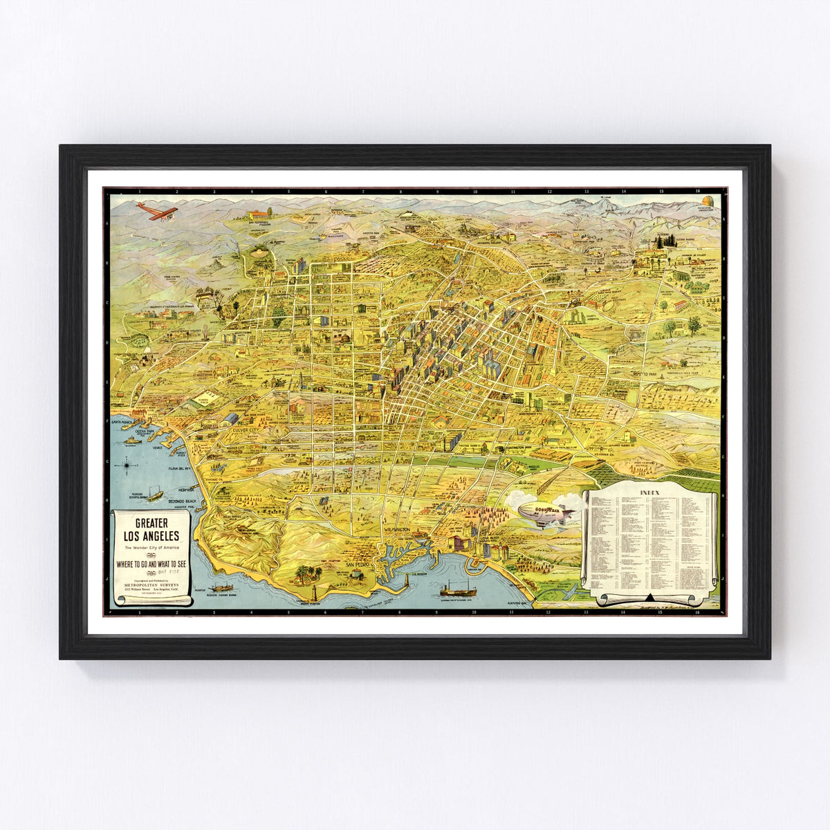 map of Los Angeles