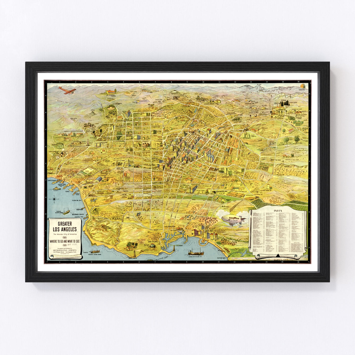 map of Los Angeles