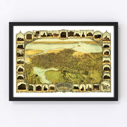 Oakland Vintage Map 1900