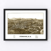 Penacook Vintage Map 1887