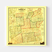 map of Essex County