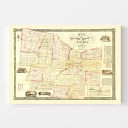 map of Monroe County