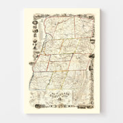 map of Rensselaer Co