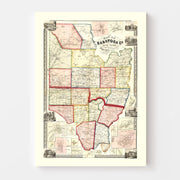 map of Saratoga Coun