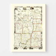 map of Tioga County