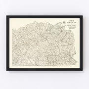 Greene County Vintage Map 1897