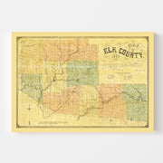 map of Elk County