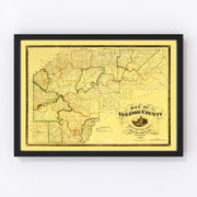 Venango County Vintage Map 1857