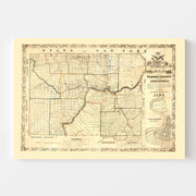 map of Warren County