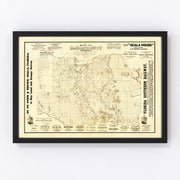 Marion County Vintage Map 1883