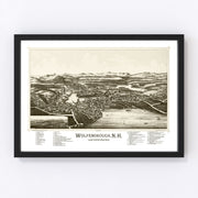 Wolfeborough Vintage Map 1889