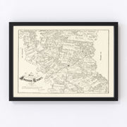Anderson County Vintage Map 1879