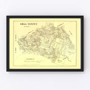 Bell County Vintage Map 1879