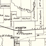 old Bowie County map